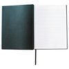 Universal Casebound Hardcover Notebook, Wide/Legal, Blue, 10.25x7.68, 150 Sheets UNV66352